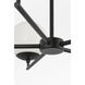 Nube 5 Light 26 inch Midnight Black Chandelier Ceiling Light in Standard