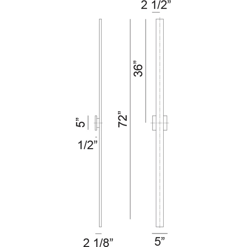 Zayden LED 5 inch Matte Black Wall Sconce Wall Light