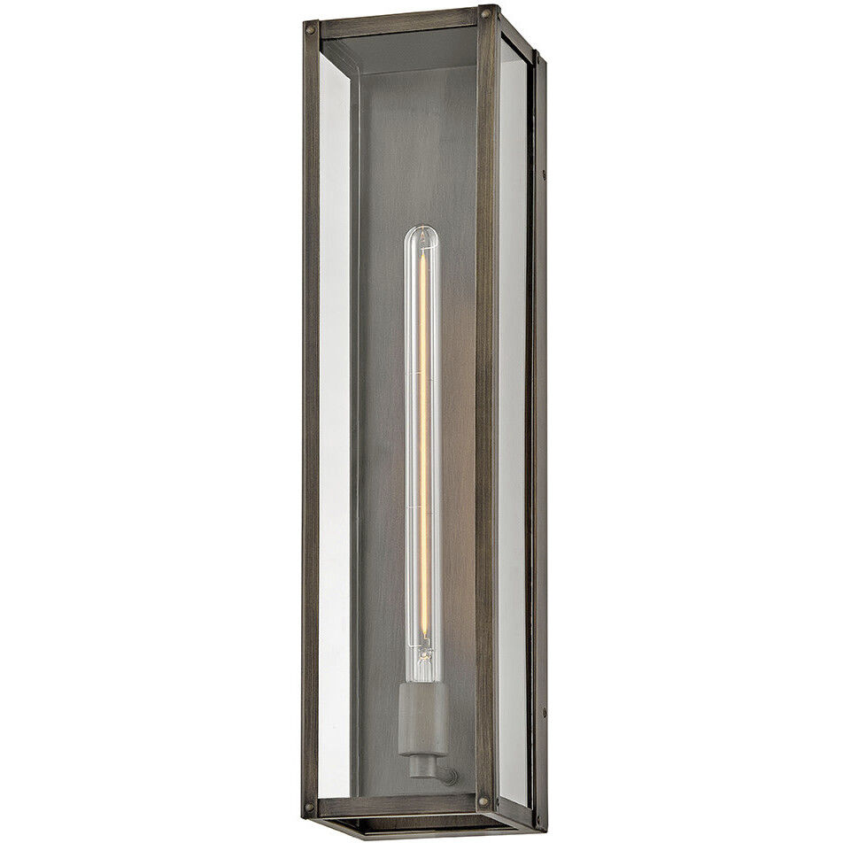 Estate Series Max 1 Light 24 inch Burnished Bronze Outdoor Wall Mount Lantern