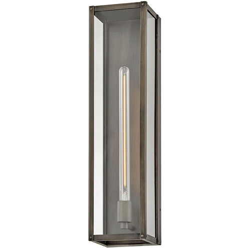 Estate Series Max 1 Light 24 inch Burnished Bronze Outdoor Wall Mount Lantern