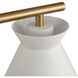 Forme 2 Light 18 inch Brushed Gold Vanity Light Wall Light