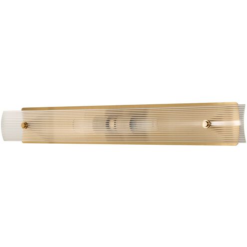 Elmhurst 2 Light 5 inch Warm Brass Vanity Sconce Wall Light