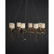 Rosabel 8 Light 35 inch Antique Brass Chandelier Ceiling Light