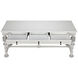 Portuguese 72 X 32 inch Solid White Desk