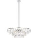 Ella 6 Light 28 inch Chrome Pendant Ceiling Light