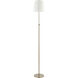 Asya 55 inch 60.00 watt Antique Brushed Brass Floor Lamp Portable Light