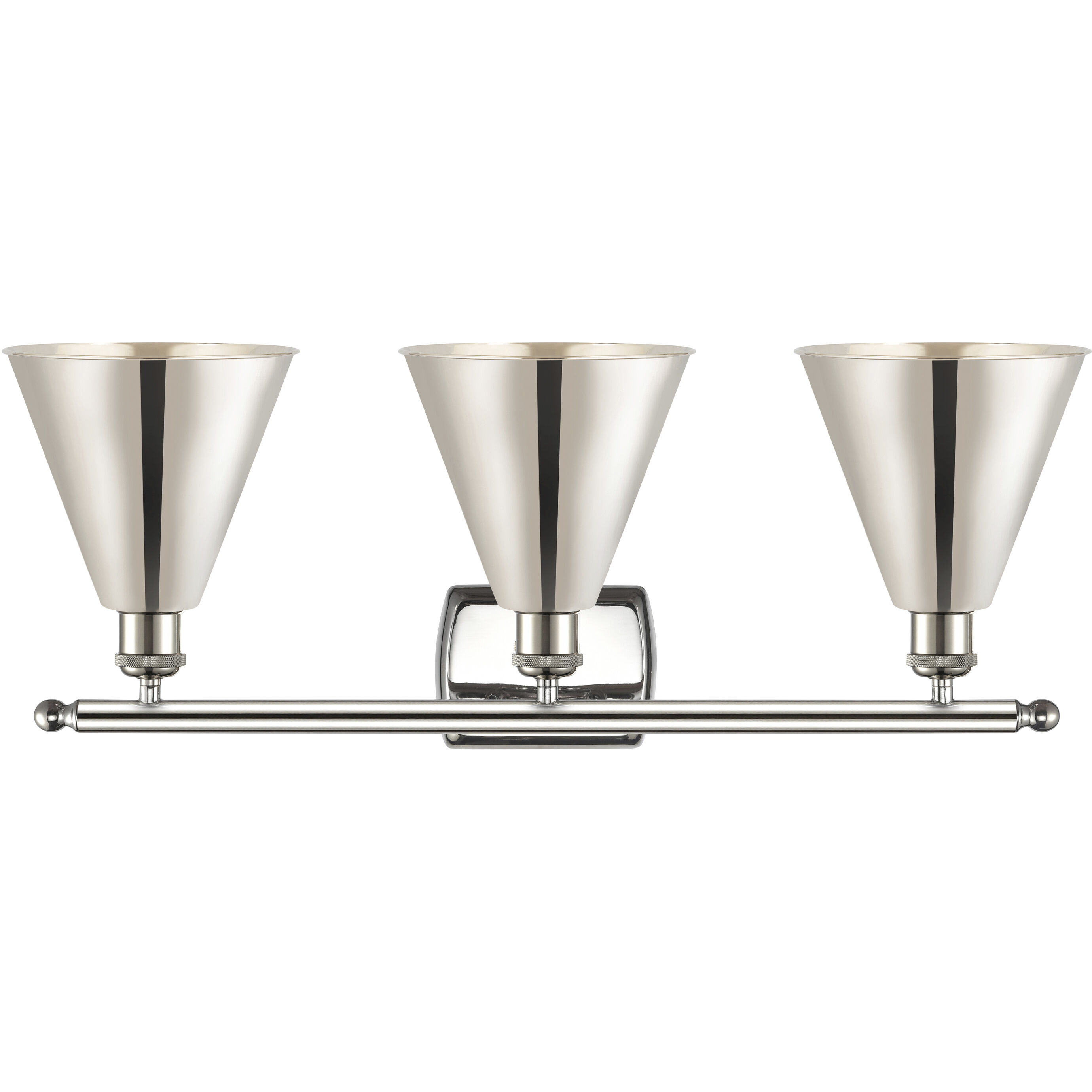 Ballston Cone LED 28 inch Polished Nickel Bath Vanity Light Wall Light
