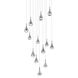 Amherst 13 Light 30 inch Chrome Chandelier Ceiling Light