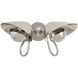 Keaton 2 Light 19.25 inch Polished Nickel Wall Sconce Wall Light, Double