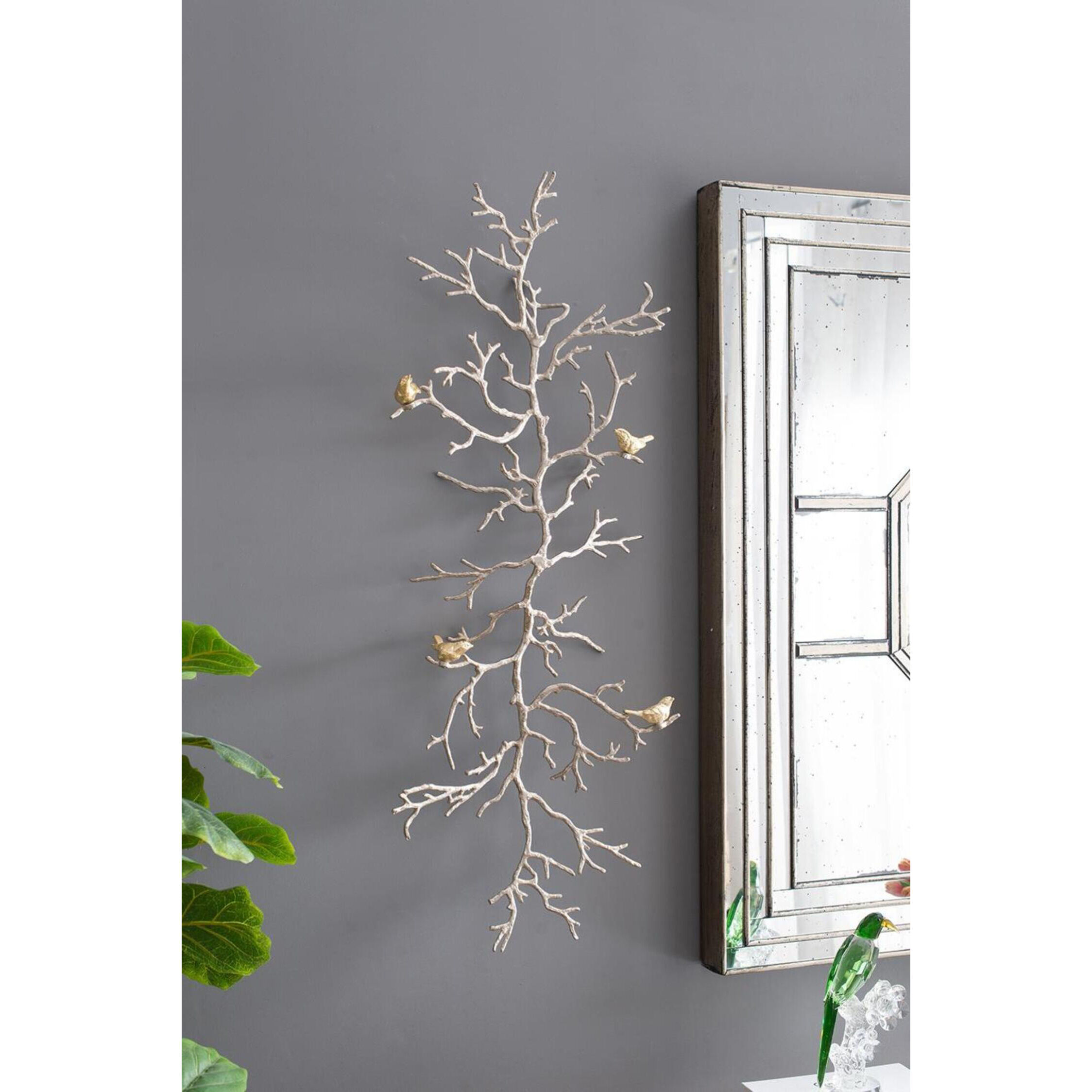 Atelier Branch Silver and Gold Wall Décor