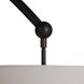 Calder 79.5 inch 100 watt English Bronze and Travertine Floor Lamp Portable Light
