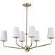 Cordello 18 inch Vintage Brass Island Pendant Ceiling Light