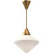 Alora Mood Nora 1 Light 14.13 inch Aged Gold Pendant Ceiling Light