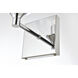 Foster 1 Light 6 inch Chrome Bath Sconce Wall Light