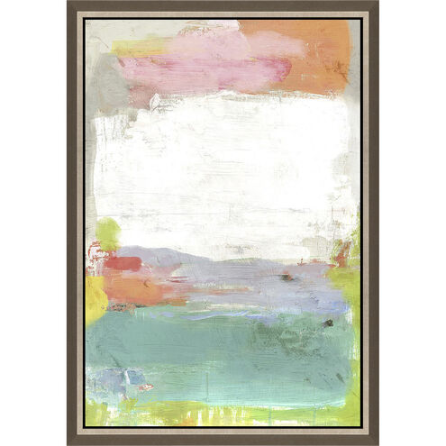 Abstract Collection Turquoise Canvas