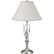 Forged Leaves and Vase 26.4 inch 150 watt Sterling Table Lamp Portable Light in Natural Anna