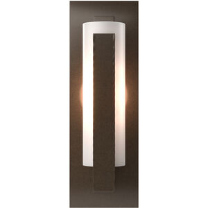 Forged Vertical Bar 1 Light 5 inch White ADA Sconce Wall Light