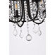 Elise 4 Light 17 inch Black Pendant Ceiling Light