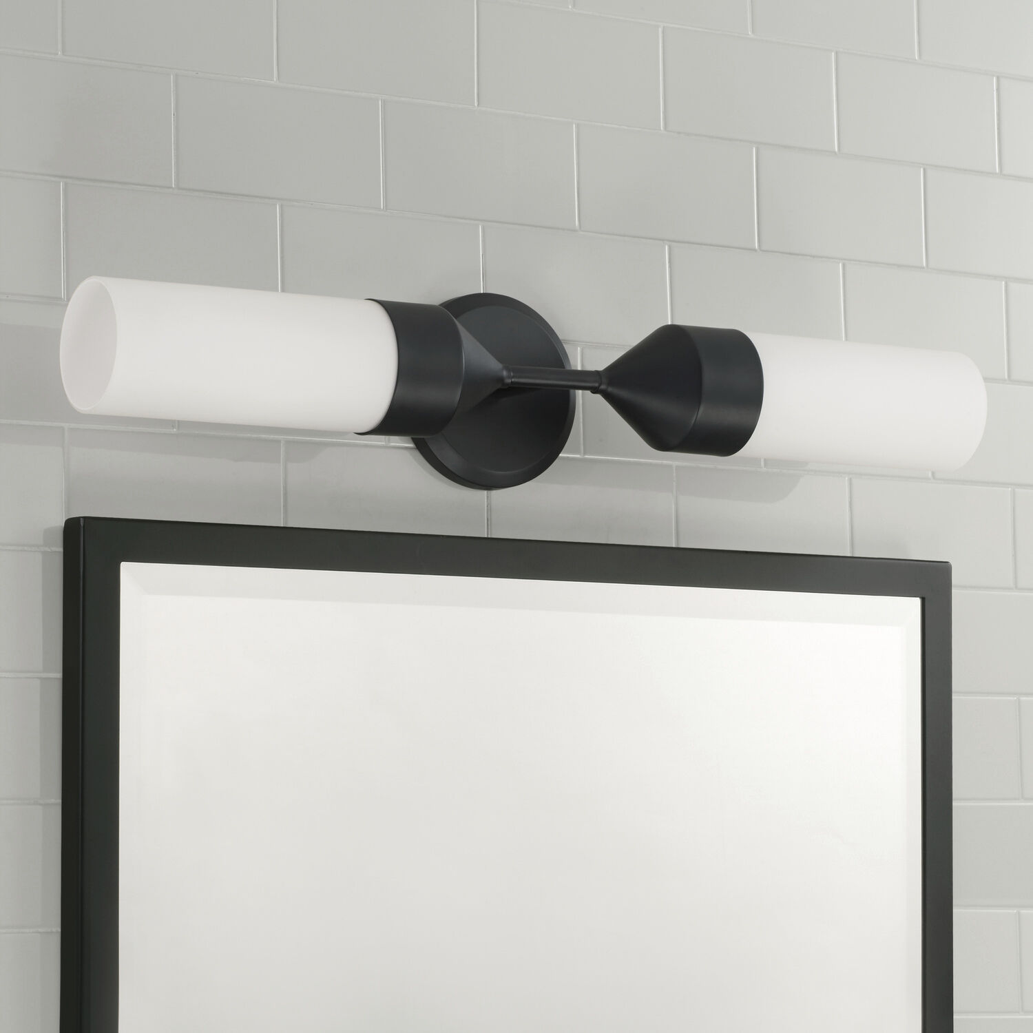 Devon 2 Light 5 inch Matte Black Sconce Wall Light