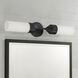 Devon 2 Light 5 inch Matte Black Sconce Wall Light