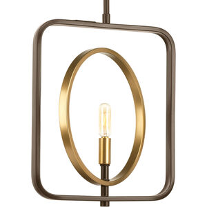 Swing 1 Light 10.88 inch Antique Bronze Mini-Pendant Ceiling Light
