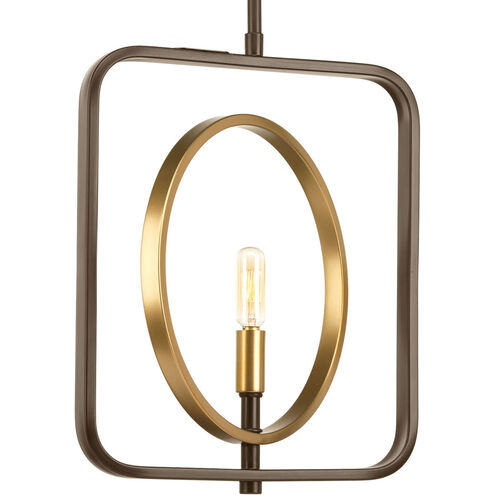 Swing 1 Light 11 inch Antique Bronze Mini-Pendant Ceiling Light