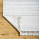 Azalea 90 X 60 inch Light Slate Rug in 5 x 8, Rectangle