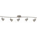 Serpentine 5 Light 120V Dark Bronze Rail Fixture Ceiling Light