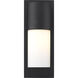Cooper 1 Light 16 inch Matte Black Exterior Wall Mount