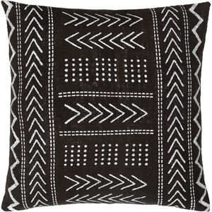 Malian 22 inch Black Pillow Kit in 22 x 22, Square