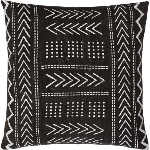 Malian 18 inch Black Pillow Kit in 18 x 18, Square