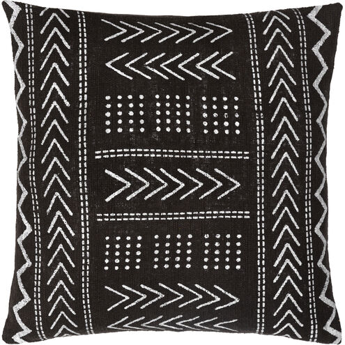 Malian 20 inch Black Pillow Kit in 20 x 20, Square