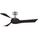 Wrap Custom Dark Walnut 23.98 inch Each Fan Blades
