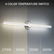 Bastone LED 36 inch Black Bath Vanity & Wall Light in 3000K, dweLED