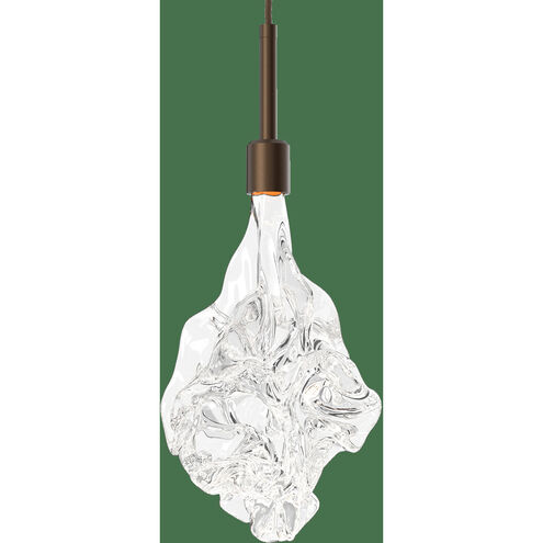 Blossom Pendant Ceiling Light in 2700K LED, Gilded Brass, Single