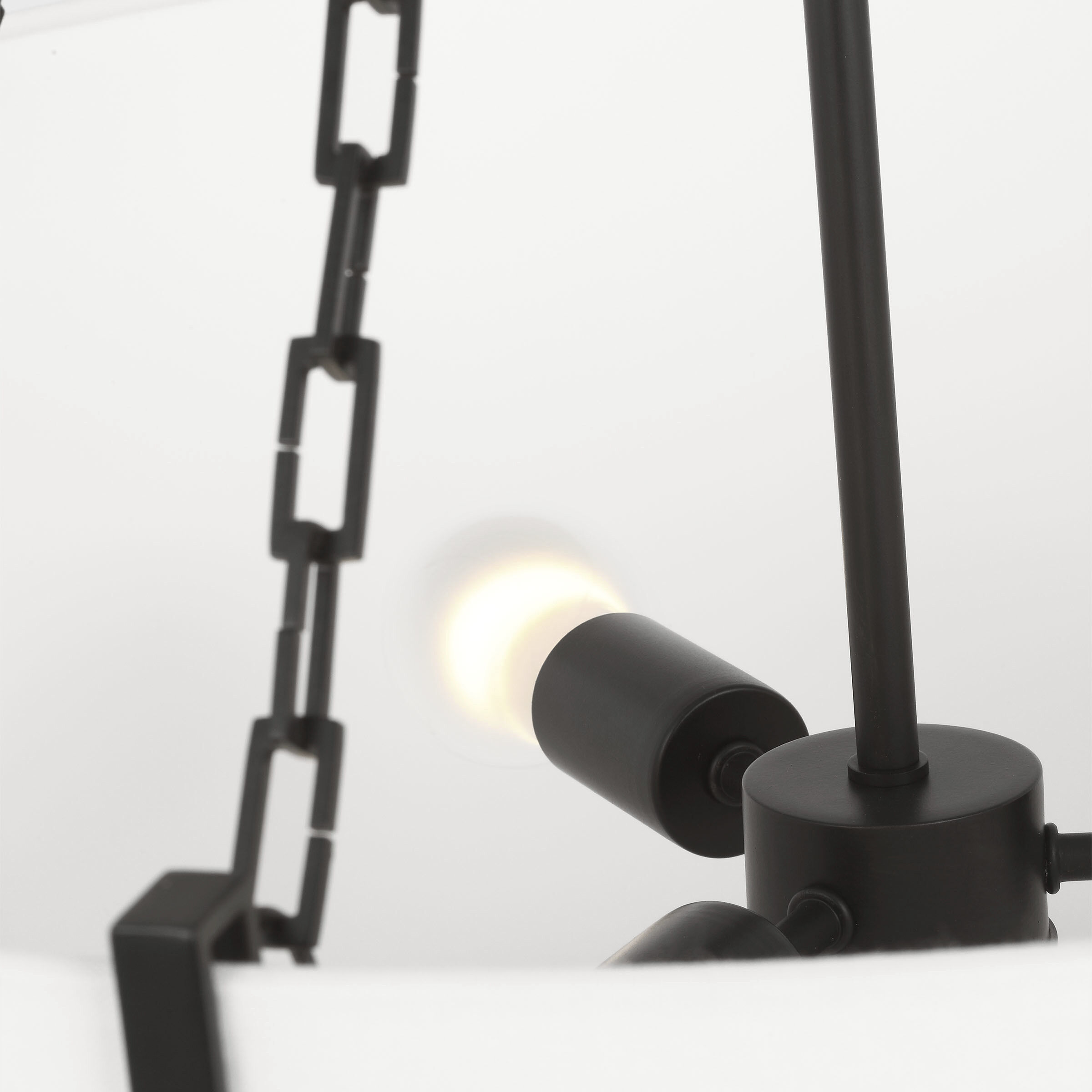 Thom Filicia Bergen 3 Light 28.25 inch Aged Iron Pendant Ceiling Light