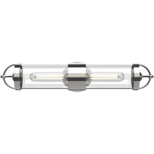 Lancaster 2 Light 18.11 inch Polished Nickel Vanity Light Wall Light