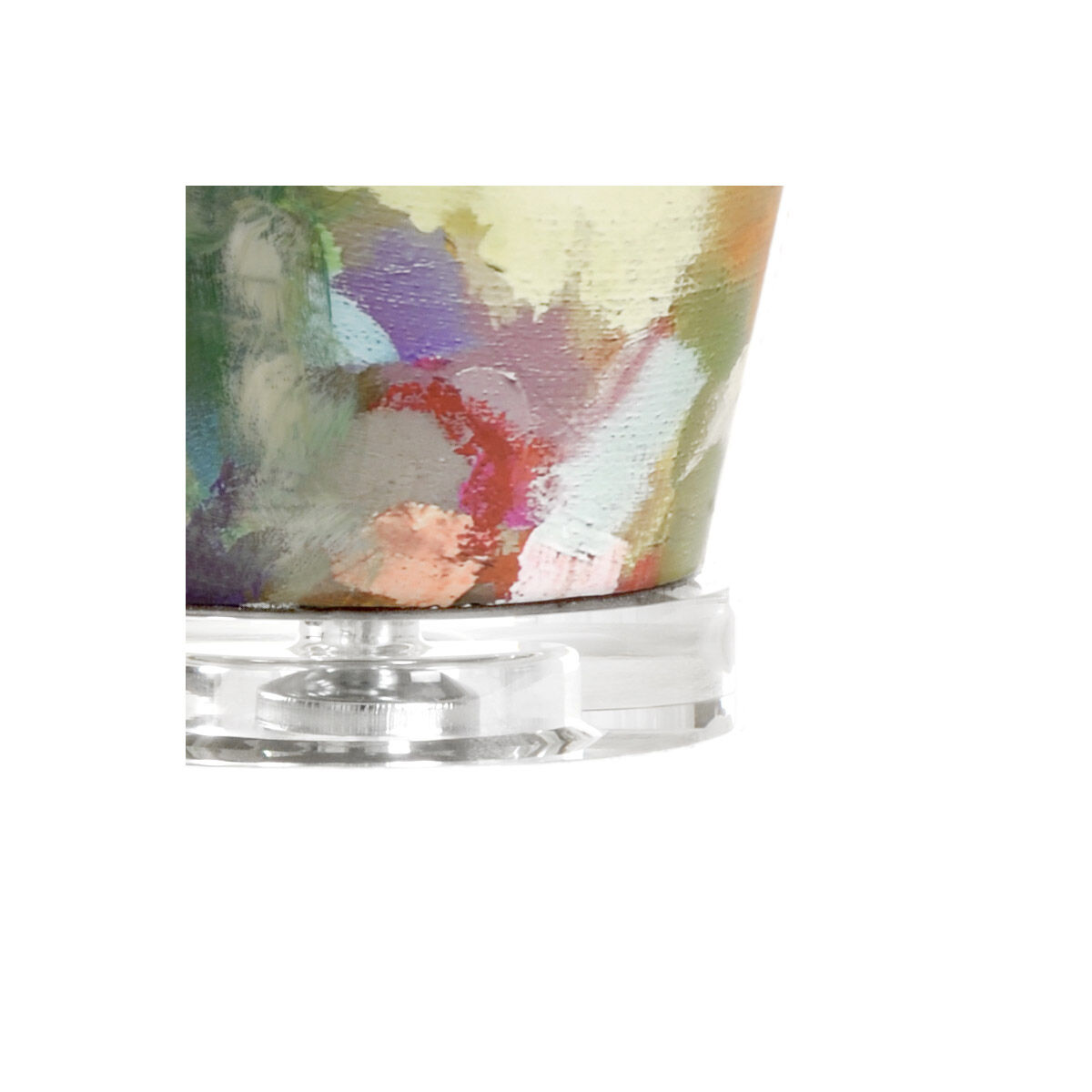 Laura Park Designs 31 inch 100 watt Multi Color Decal Table Lamp Portable Light