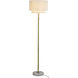 Burnaby 62.5 inch 100.00 watt Matte Brass Floor Lamp Portable Light
