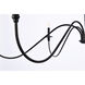 Rohan 6 Light 48 inch Matte Black Chandelier Ceiling Light 