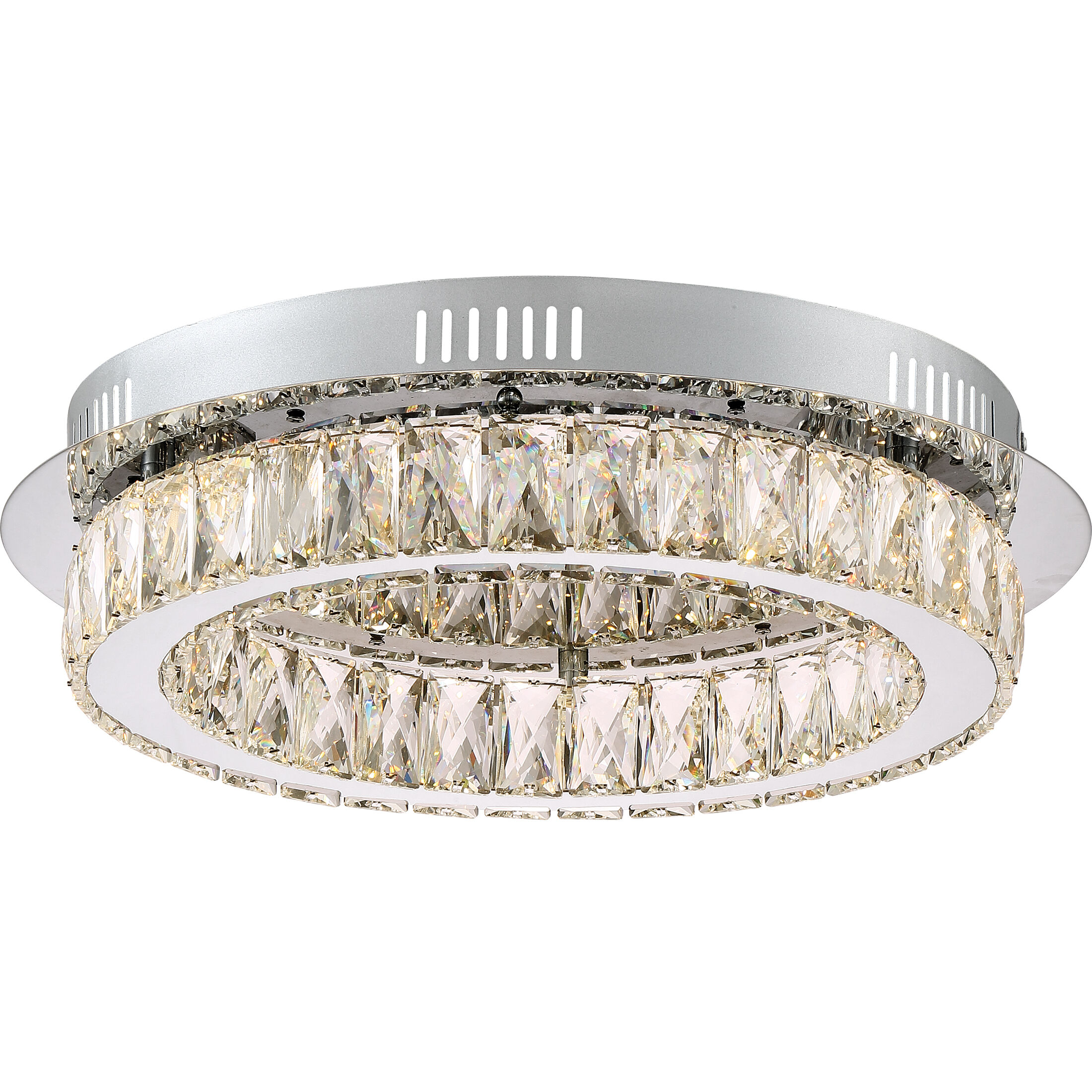 Embrace LED 18 inch Polished Chrome Flush Mount Ceiling Light