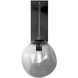 Aster Incandescent 1 Light 9.9 inch Beige Silver Indoor Sconce Wall Light in Metallic Beige Silver, Smoke Aster, Tempo Nebula