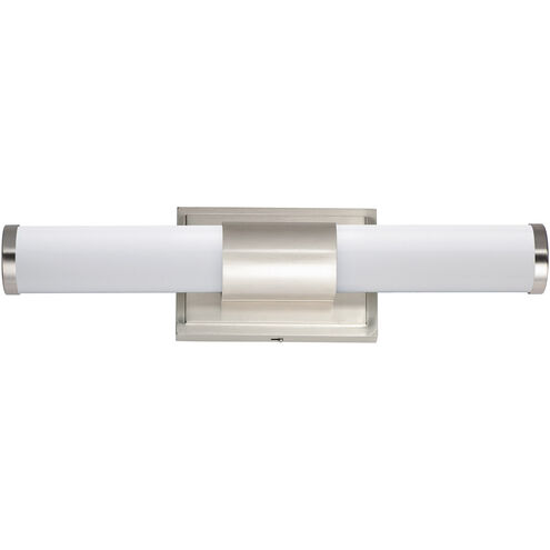 Optic LED 18 inch Satin Nickel Bath Vanity Wall Light