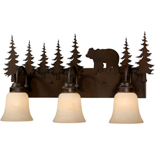 Bozeman LED 24.75 inch Burnished Bronze Bathroom Light Wall Light
