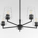 Goodwin 5 Light 27 inch Matte Black Chandelier Ceiling Light