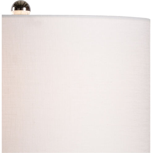 Wildwood 26 inch 100.00 watt Black/White Glaze Table Lamp Portable Light, Large