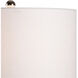 Wildwood 26 inch 100.00 watt Black/White Glaze Table Lamp Portable Light, Large
