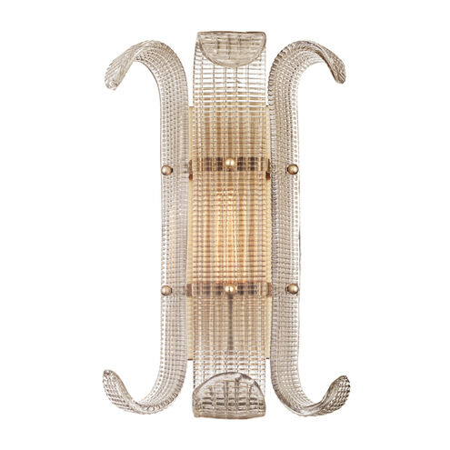 Brasher 1 Light 11 inch Aged Brass Wall Sconce Wall Light