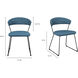 Adria Blue Dining Chair, Set of 2