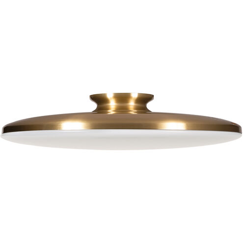 Skye LED 19 inch Satin Brass Flush Mount Ceiling Light